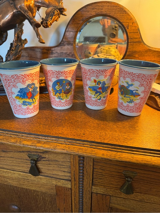 180 degrees Other - Charming Western-Illustrated Drinking Cups